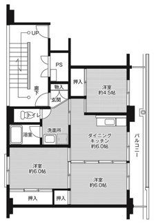 【間取り】 | ビレッジハウス大田2号棟