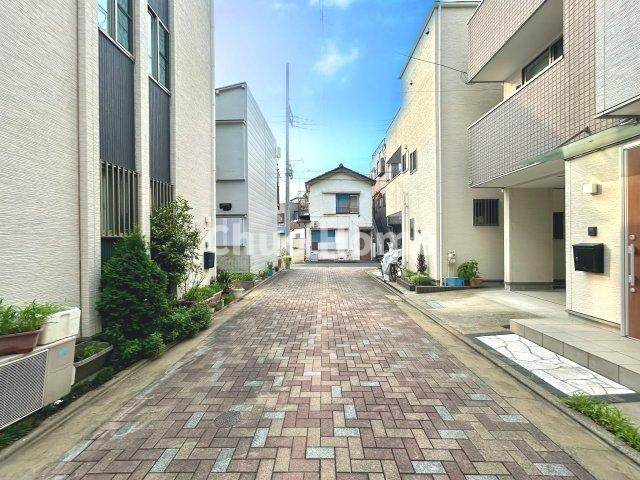 葛飾区新小岩1丁目中古住宅の前面道路含む現地写真|全面道路