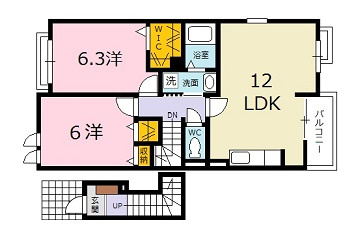 グレイスフルKの間取り