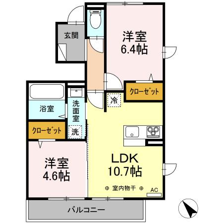 ☆2LDK間取り図☆