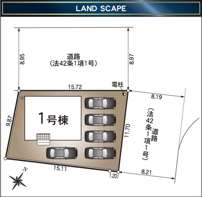 【区画図】 | 焼津市田尻北第6　新築戸建　全1棟