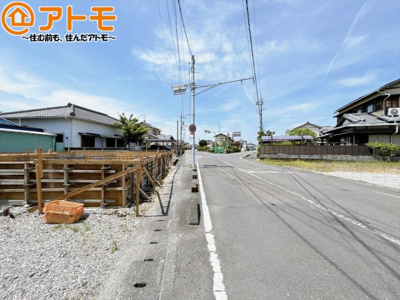 【前面道路含む現地写真】 | 焼津市田尻北第6　新築戸建　全1棟