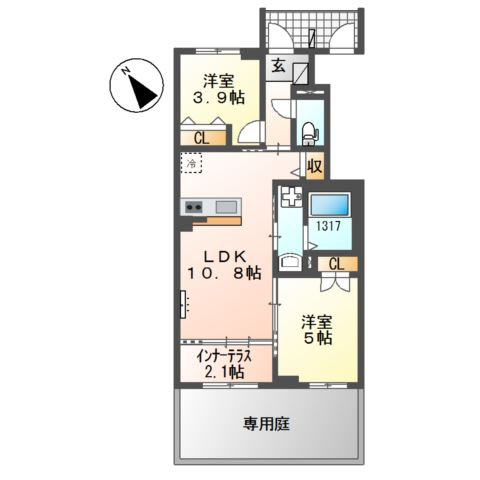 【間取り】 | 仮）仲原２丁目新築アパート
