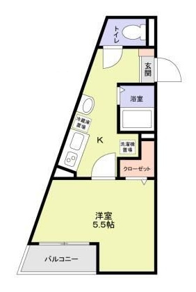 ＳＱＵＡＲＥＳ　Ｎｉｓｈｉａｒａｉの間取り|間取りです。