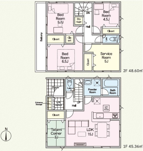 【間取り】 | 海老名市社家第18 新築戸建 全3棟