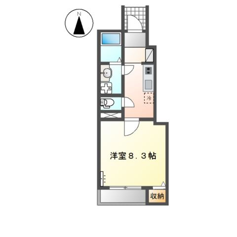 ベルゾーネ中村の間取り