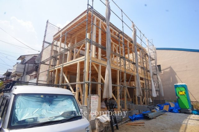 【外観】 | 東大阪市東鴻池町5丁目　【1号棟/全2棟】 | 【着工してます！2026年7月9日現在☆】