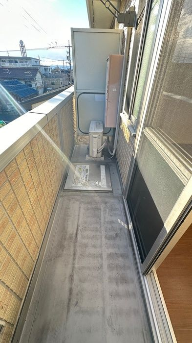 セゾン平出のバルコニー