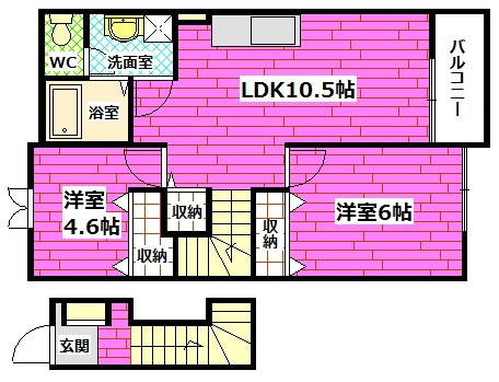 サンヒルズY・Kの間取り