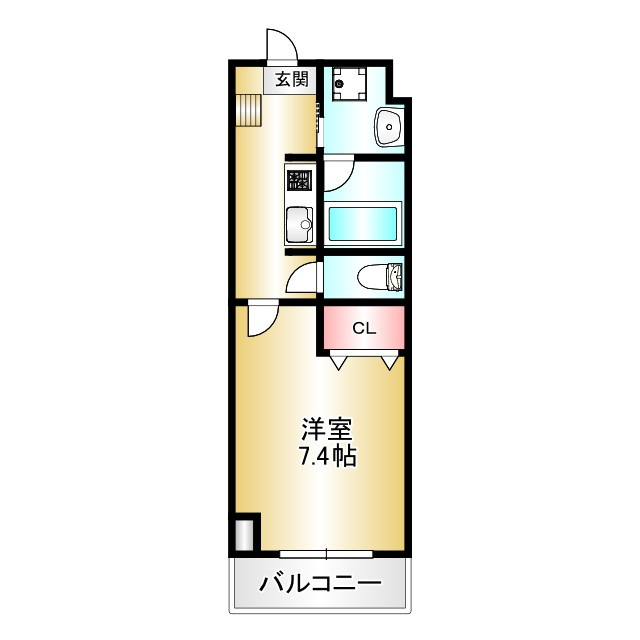 エスティハイム20の間取り