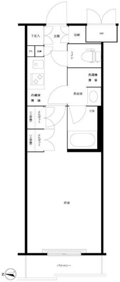 【間取り】 | ルーブル三軒茶屋伍番館