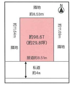 【土地図】 | 海老名市東柏ケ谷５丁目　売地　全１区画【仲介手数料無料】