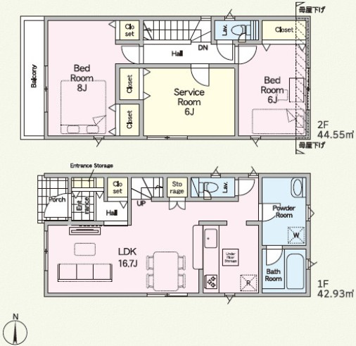 【間取り】 | 海老名市社家第18 新築戸建 全3棟
