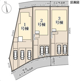 リーブルガーデン須恵町須恵第七の区画図