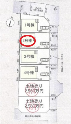 【区画図】 | クレイドルガーデン京都市西京区大原野灰方町第１ | 区画図