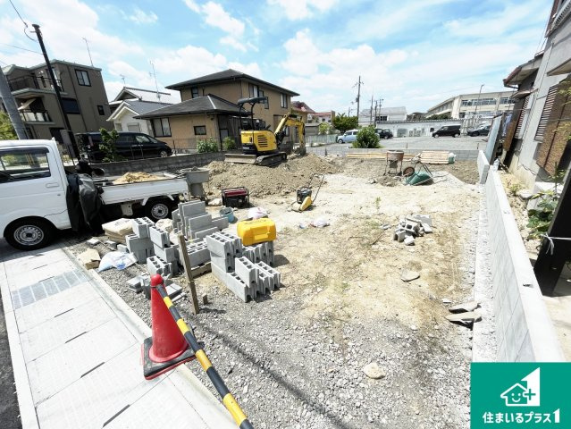 宇治市伊勢田町毛語　第1期　新築一戸建ての外観|現在の進捗状況です！順調に作業進行中、完成が待ち遠しいです！詳細の間取り等、お気軽にお問い合わせください！