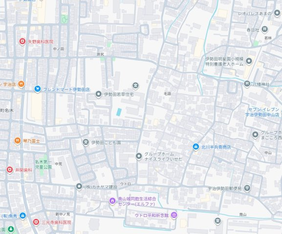宇治市伊勢田町毛語　第1期　新築一戸建ての地図