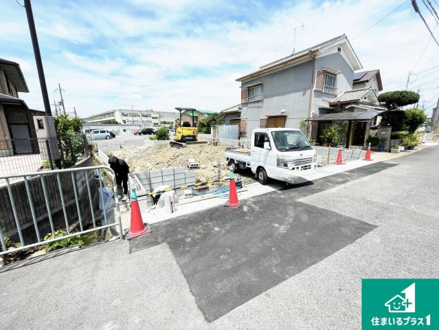 宇治市伊勢田町毛語　第1期　新築一戸建ての外観|現在建築中！落ち着いた街並みで新生活を始めることが出来そう！周辺の物件も併せてご紹介させて頂きます！
