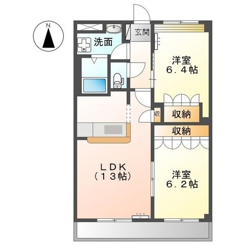 ヴェルドミール豊浜の間取り