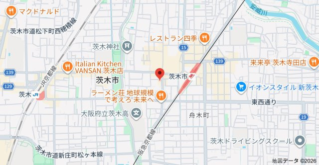 ランティエ茨木大手町の地図
