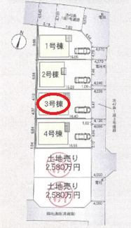 【区画図】 | クレイドルガーデン京都市西京区大原野灰方町第１ | 区画図
