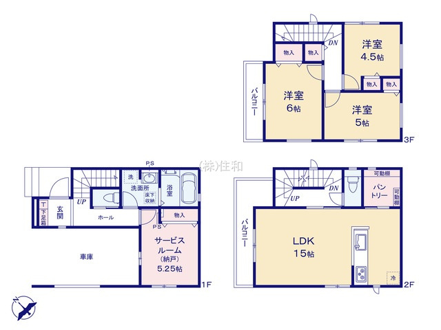 【新築分譲住宅】ふじみ野市大原の間取り
