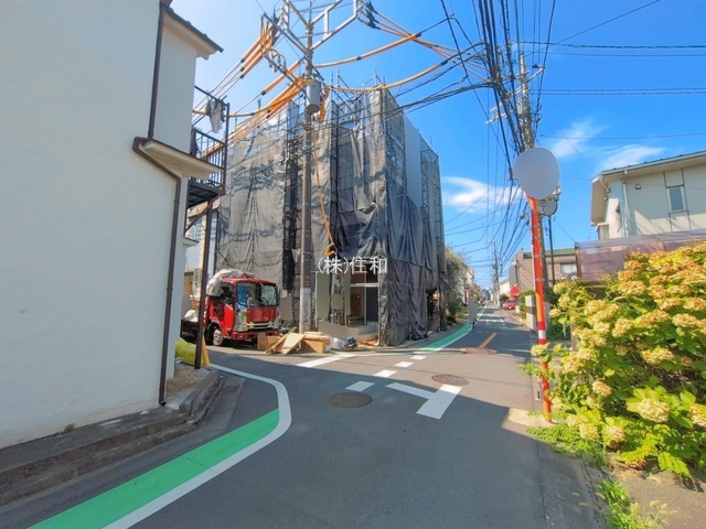 【新築分譲住宅】ふじみ野市大原の前面道路含む現地写真
