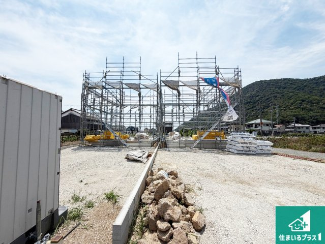 赤穂市砂子　第5期　新築一戸建ての外観|現在建築中！落ち着いた街並みで新生活を始めることが出来そう！周辺の物件も併せてご紹介させて頂きます！