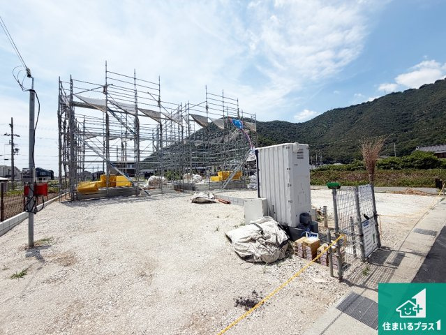 赤穂市砂子　第5期　新築一戸建ての外観|現在の進捗状況です！順調に作業進行中、完成が待ち遠しいです！詳細の間取り等、お気軽にお問い合わせください！