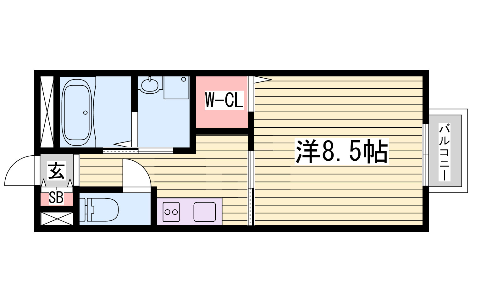 リヴェールの間取り