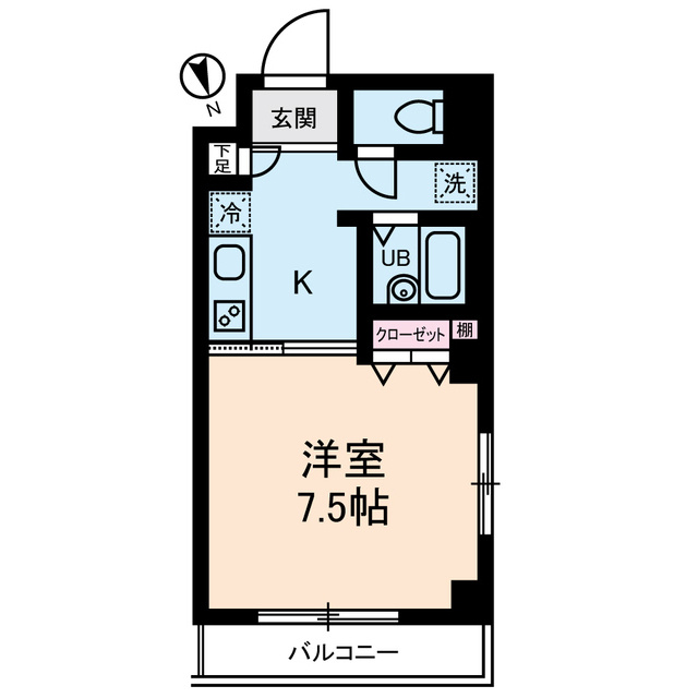 メゾンヌーヴェルの間取り