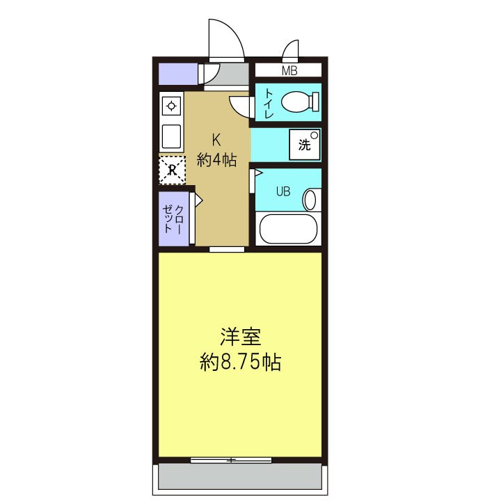 ☆１K間取り図☆