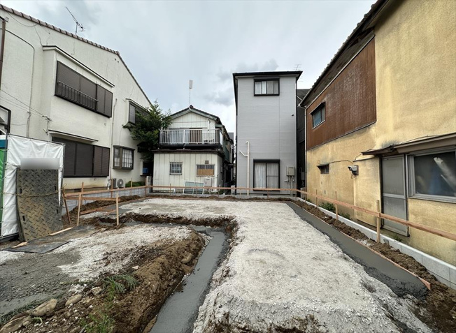 【間取り】 | 富士見市水谷東3丁目　新築一戸建住宅　全1棟　(志木本店) | 19.1帖の広々LDKを中心に、家族がゆったり暮らせる4LDKプラン。2面バルコニーを備え、陽当たりや風通しも良好。ウォークインクローゼットやシューズインクローク付きで収納力も魅力です。