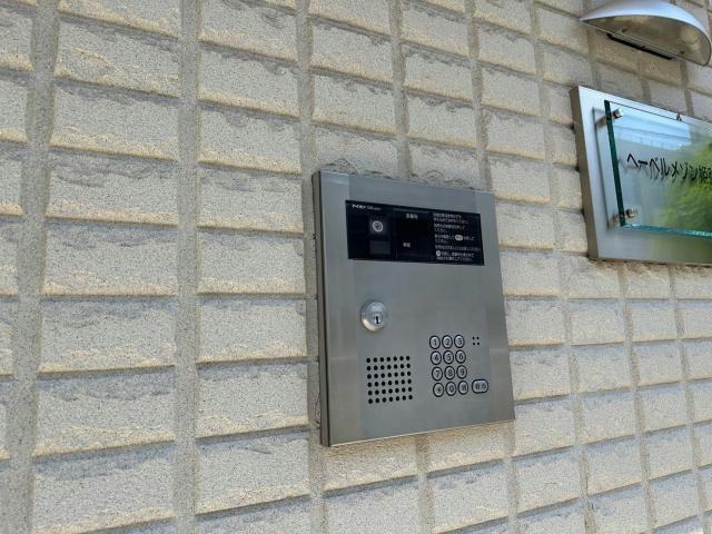 ヘーベルメゾン姫路B棟のエントランス