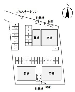 【区画図】 | ヌーヴォー・シャンテ　D