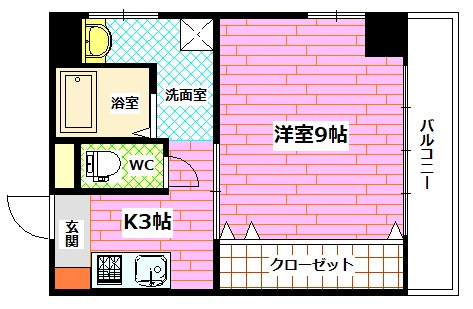 サニーフォート船越南の間取り