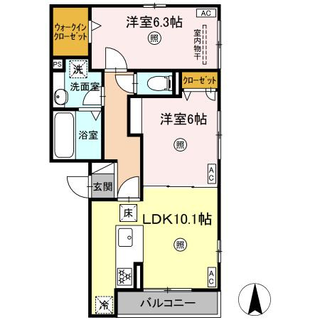 【間取り】 | エマーブルMグラン　Ⅰ棟