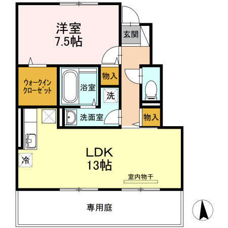 【間取り】 | プランドール　C棟