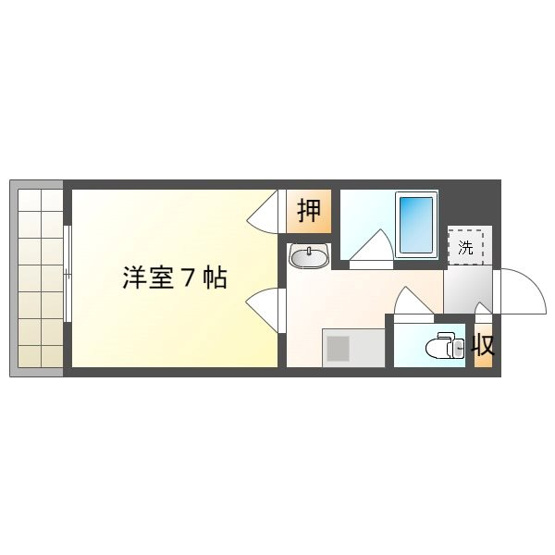 【間取り】 | SOLEIL　LEVANT浜