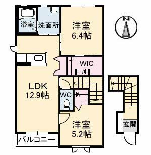 【間取り】 | シャーメゾンみずほ　A棟