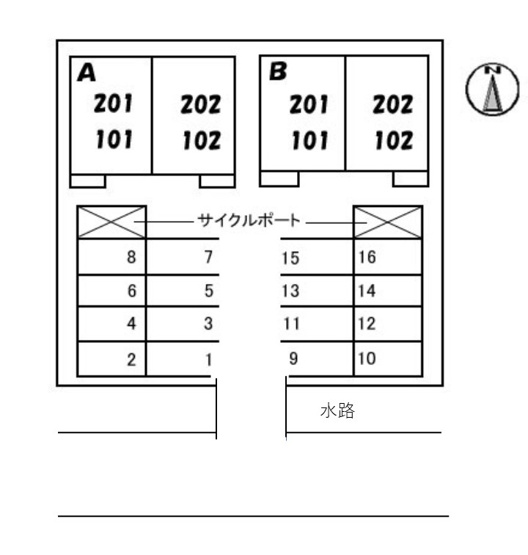 【区画図】 | シャーメゾンみずほ　A棟