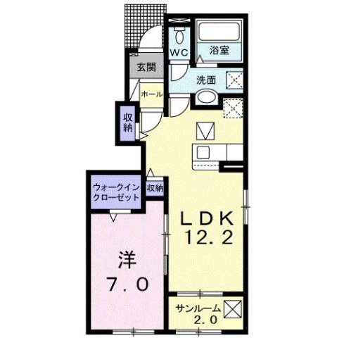 エクセレンテ久留米みづまⅡの間取り