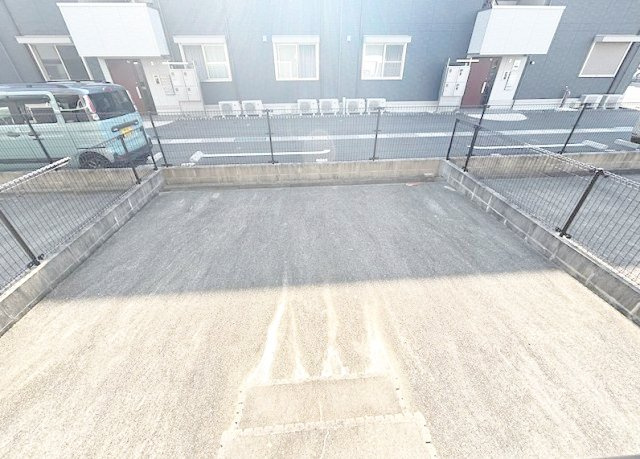 熊本市東区戸島西６丁目の賃貸マンションの庭|専用庭