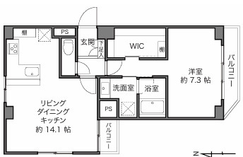 池田山セントラルホームズの間取り