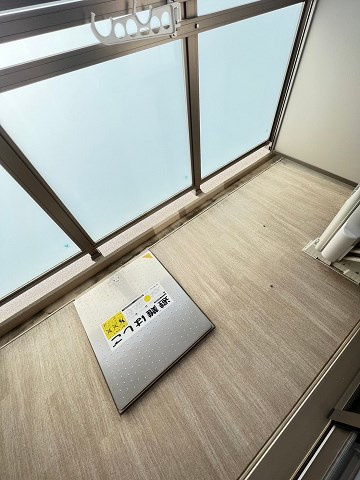 エスタート塚本のバルコニー