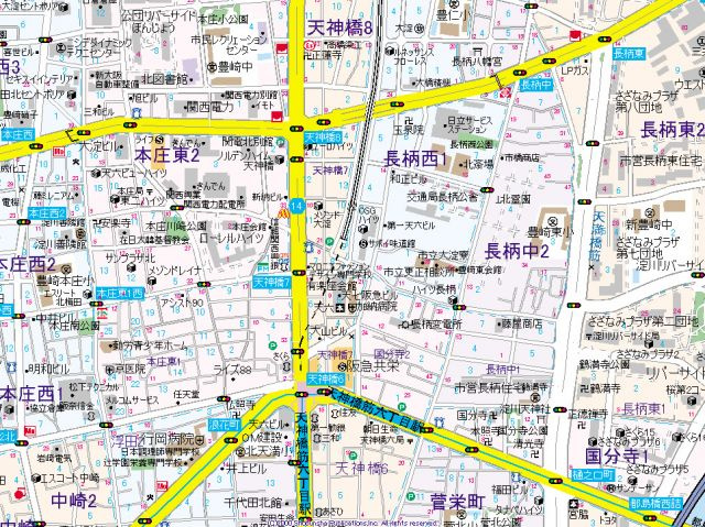【地図】 | サクセス天神橋フロント