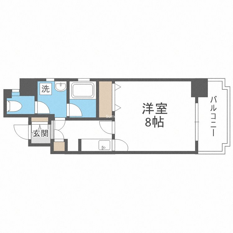 キャナルコート内久宝寺の間取り