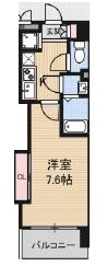 Luxe難波西Ⅲの間取り