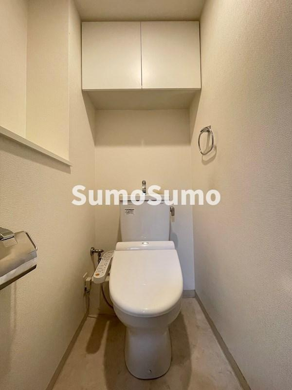 エステムコート神戸ハーバーランド前Ⅴアクアのトイレ|コンパクトで使いやすいトイレです