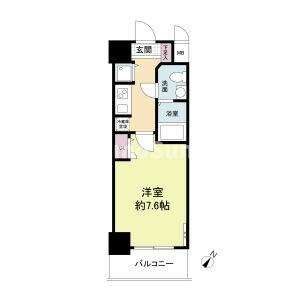 S-RESIDENCE神戸磯上通の間取り